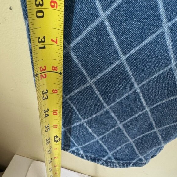 Hollister Ultra High Rise Dad Jean Wide Straight Leg Check Zip Pocket Stretch 29 - Picture 15 of 16